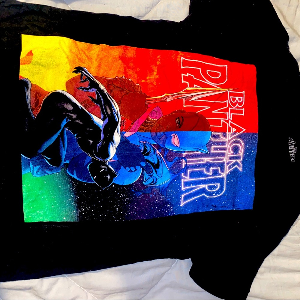 Marvel avengers black panther shirt